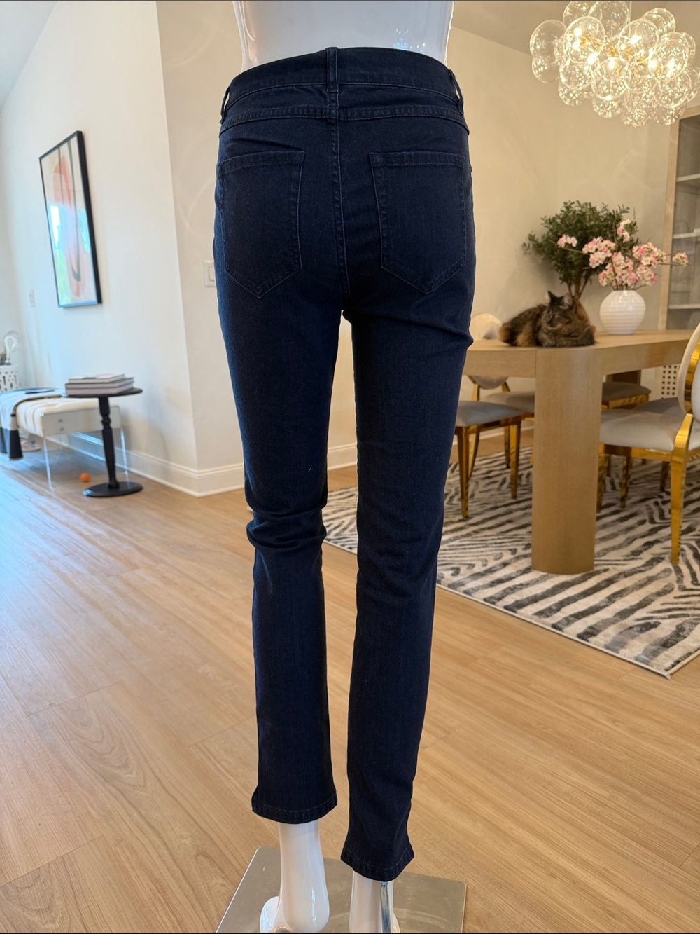 Lisa Rinna Dark Rinse Denim Jeans - Picture 6 of 10